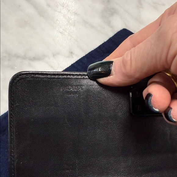 Prada Black Leather Gaurfre Pleat Wallet - Picture 11 of 14